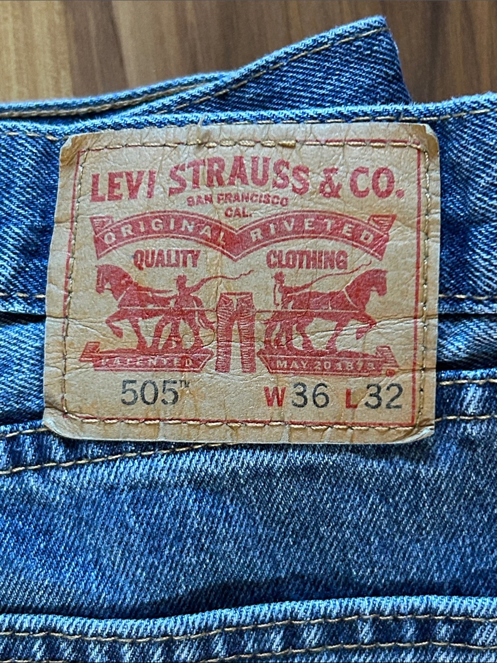 Levi's Men’s 505 Straight Jeans 36 x 32